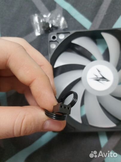 Вентилятор RGB для пк zalman za1225dsl 120mm 3pin