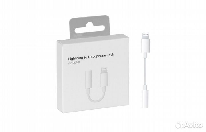 Адаптер Apple Lightning to Headphone Jack 3.5 мм