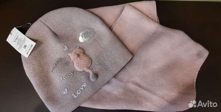 Шапка+снуд 54-56 р-р