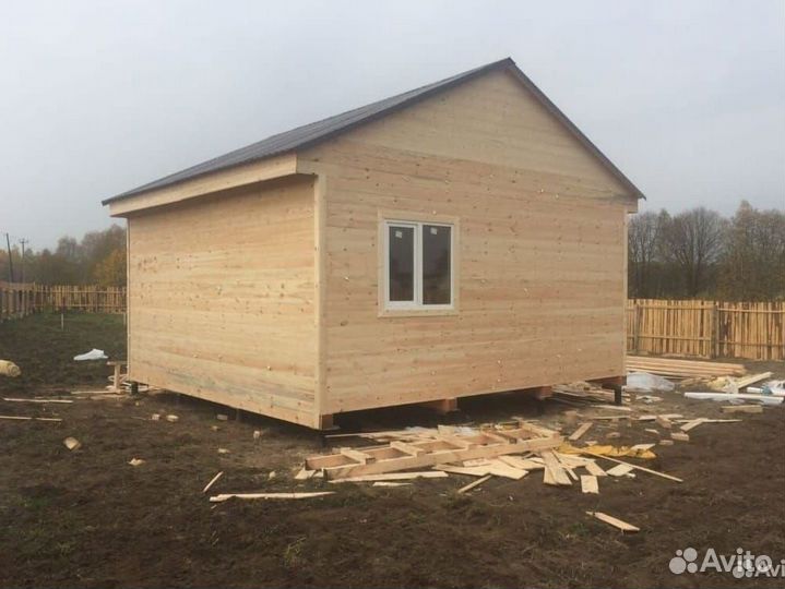 Каркасный дачный домик