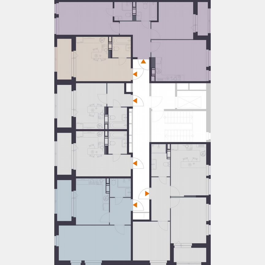 1-к. квартира, 49,6 м², 9/10 эт.