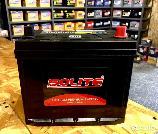 Аккумулятор Solite 65Ah Азия Корея оригинал