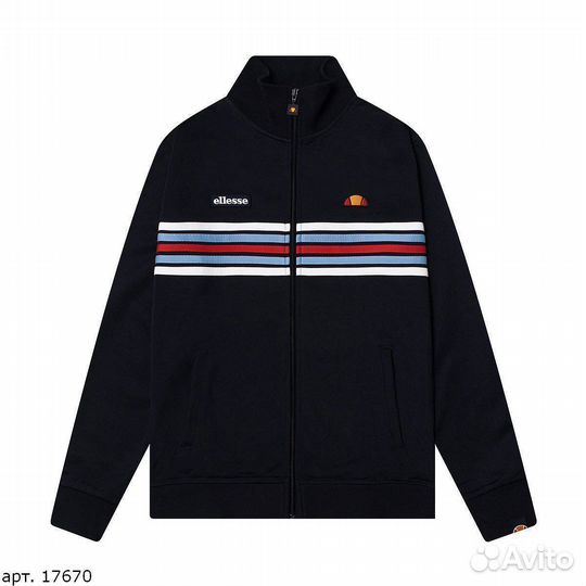 Олимпийка Ellesse (XS, S, L, X) Чёрная