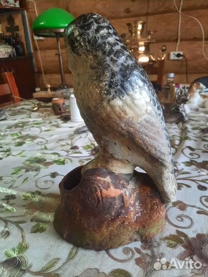 Филин старинный, визитница- карандашница