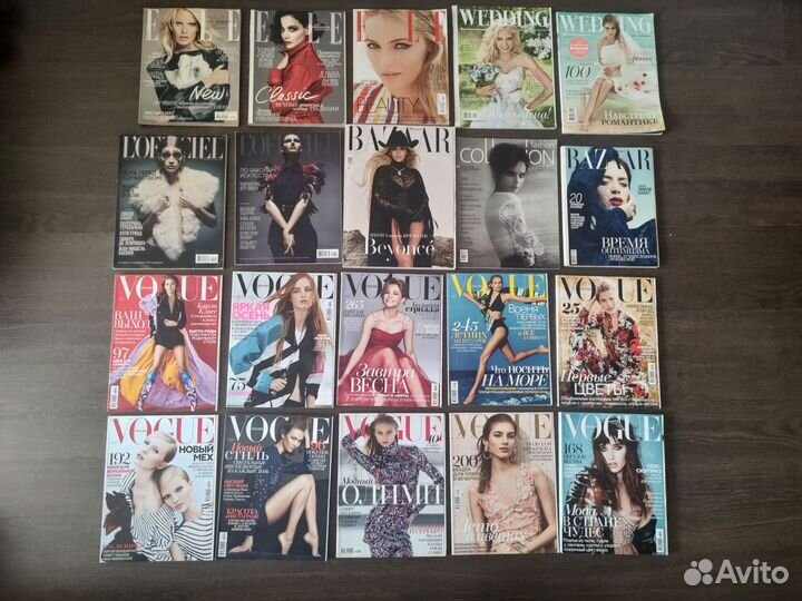 Глянцевые модные журналы