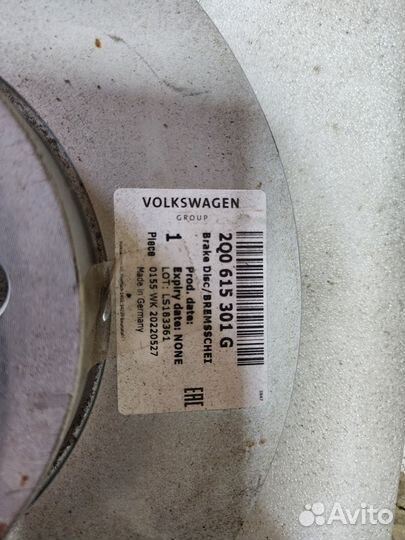 Тормозные диски для volkswagen polo