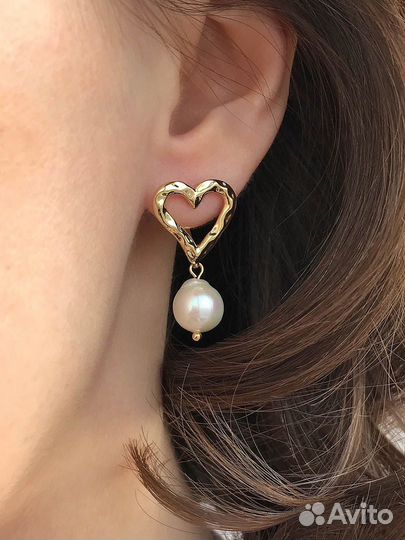 Серьги с жемчугом