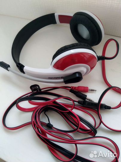 Игровая гарнитура Defender Warhead G120 White/Red