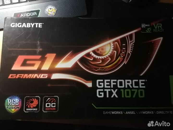 Видеокарта gtx 1070