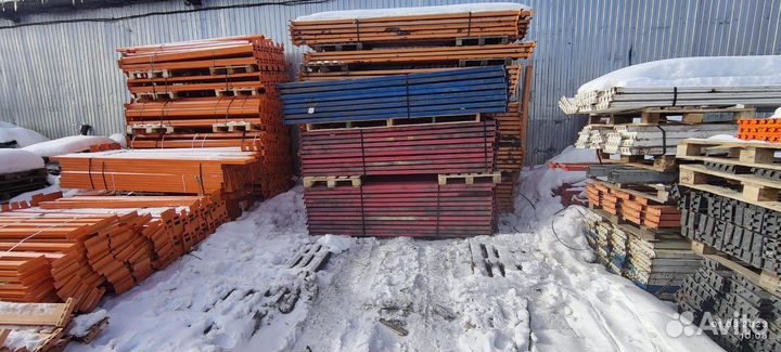 Стеллажи металлические паллетные фзм бу