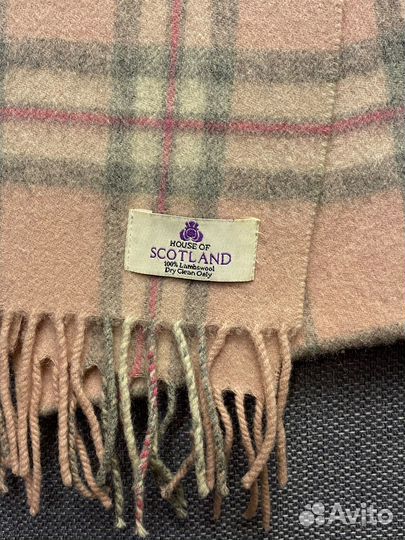 Шарф house OF scotland 100% шерсть made in England