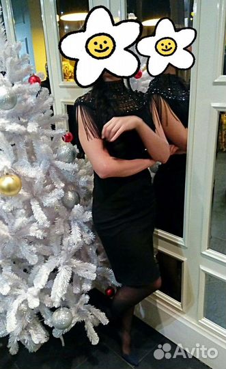 Платье вечернее черное