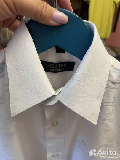 Рубашка белая для мальчика, 122