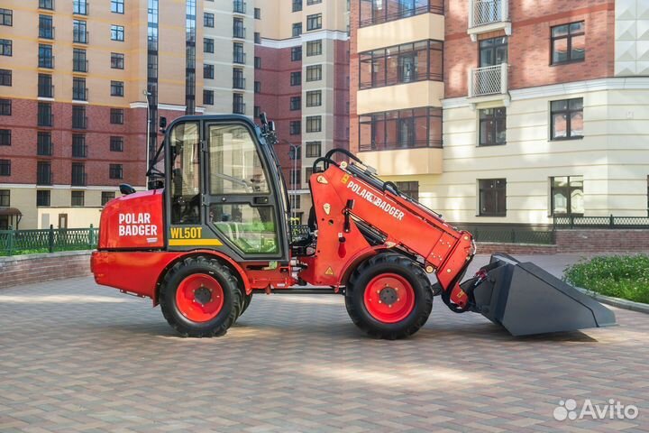 Мини-погрузчик Polar Badger WL50T, 2023