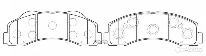 Колодки тормозные BP51003 SB Nagamochi