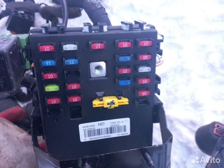 Шевроле авео т250 панельная проводка