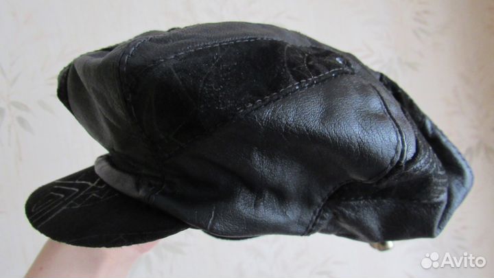 Новый кожаный берет(весна-осень)