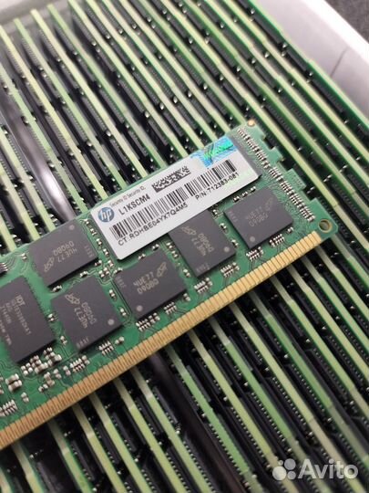 Micron 1866 16Гб ecc HP 712383-081 Серверная DDR3