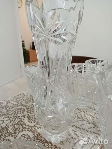 Хрустальные и стеклянные вазы