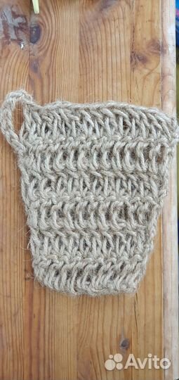 Губки из джута эко 3шт