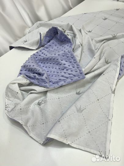 Плед детский с плюшем