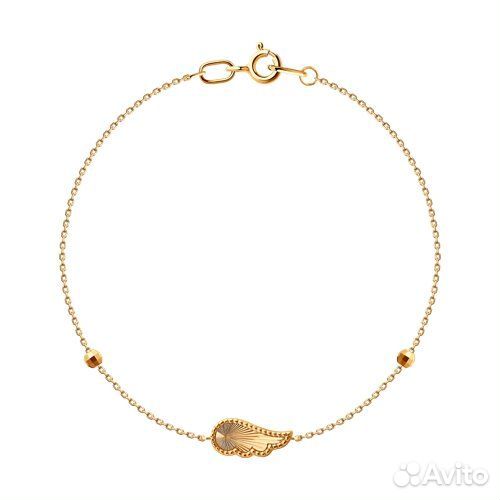 Браслет sokolov из золота, 051553, р.16