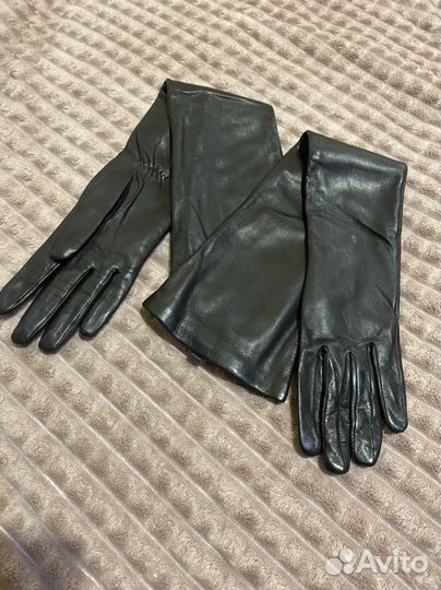 Перчатки высокие на шелке