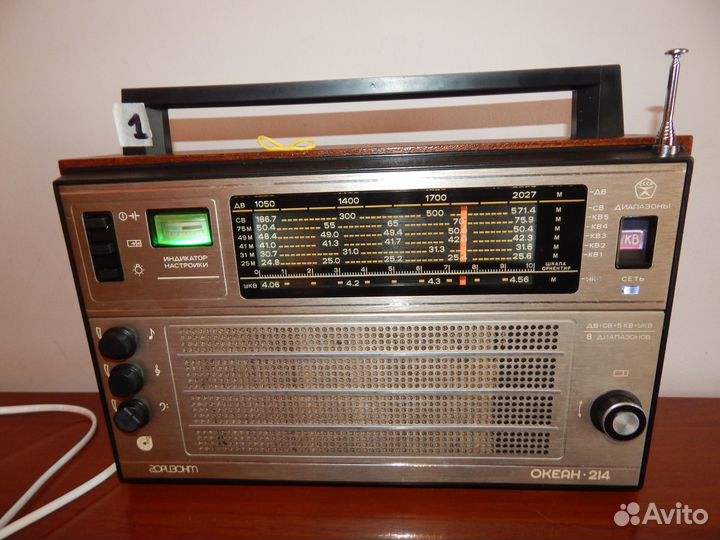 Советский радиоприемник Океан 214 с FM