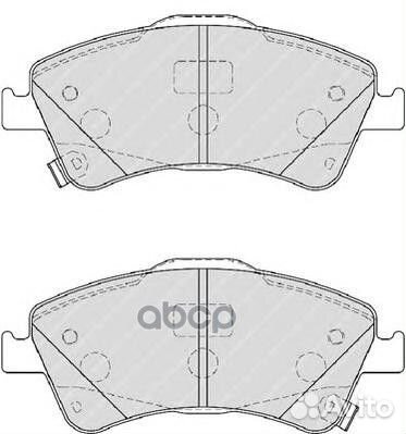 Колодки тормозные toyota avensis 09- 1.6-2.0 пе