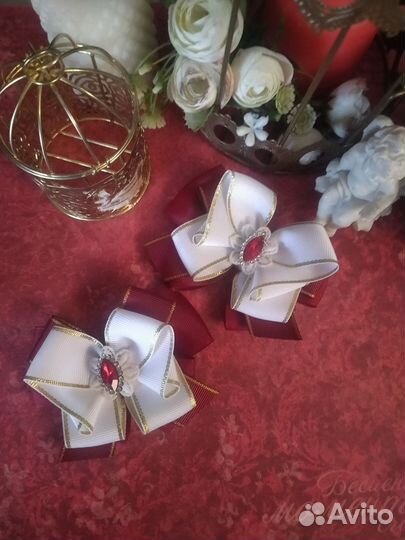 Школьные банты,бабочки(на заказ/наличие)