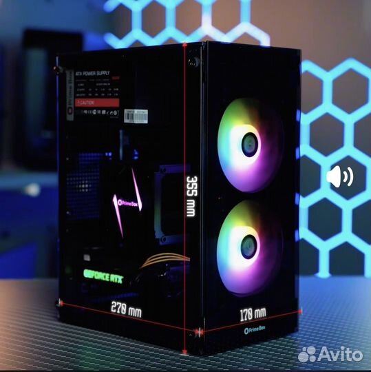 Новый игровой Intel E5-2640v4/16GB/512GB/RX580 8GB