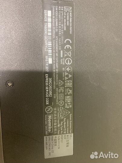 Ноутбук Dell inspiron 15 7000 gaming