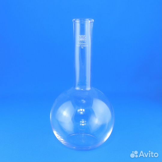 Колба плоскодонная