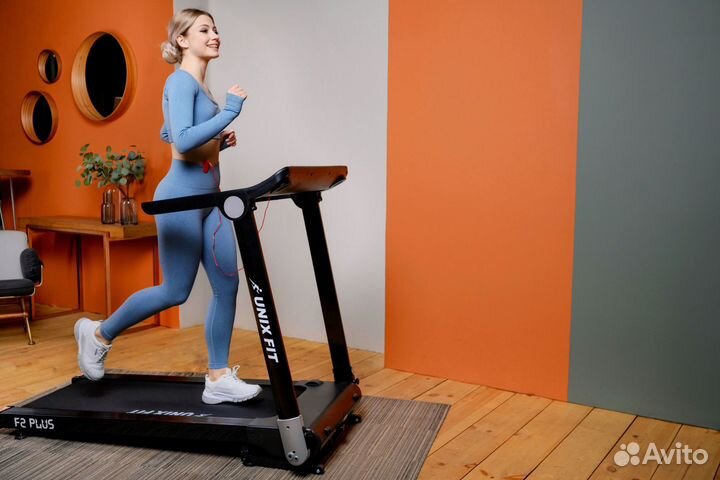Беговая дорожка unix Fit Hi-tech F2 plus Dark Stor