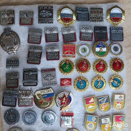 Значки Спортивные разряды, кмс. мс, и Другие