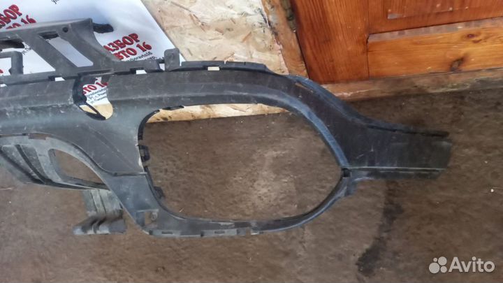 Юбка бампера задняя Porsche Cayenne 2