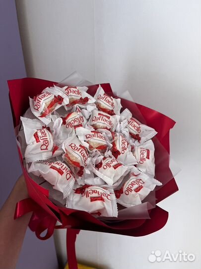 Букет из конфет raffaello