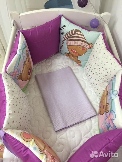 Бортики в кроватку бу