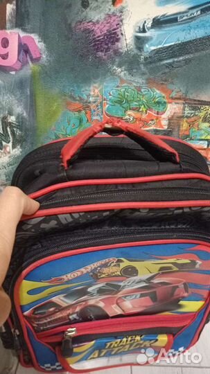 Рюкзак портфель школьный Hot wheels