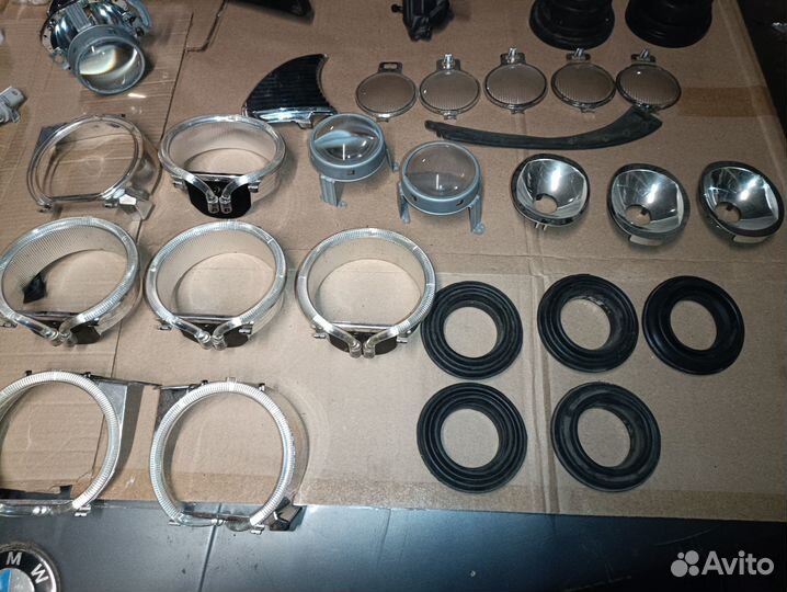 Фары рестайлинг BMW e39 в разборе