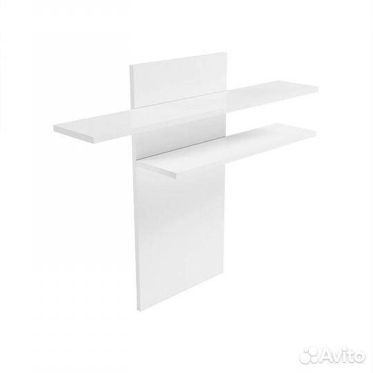 Полка настенная белая