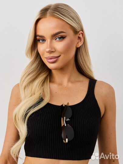 Солнцезащитные очки с деревянными дужками YC