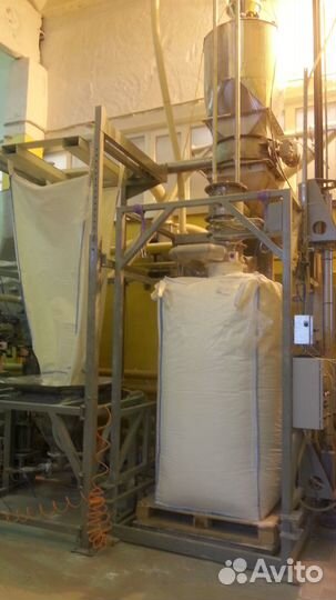 Фасовка сухих смесей в промышленную тару 25-1200кг