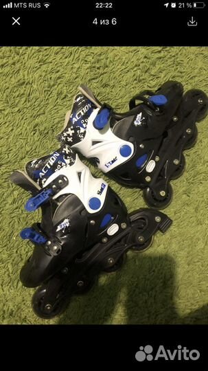 Коньки ролики 2 в 1
