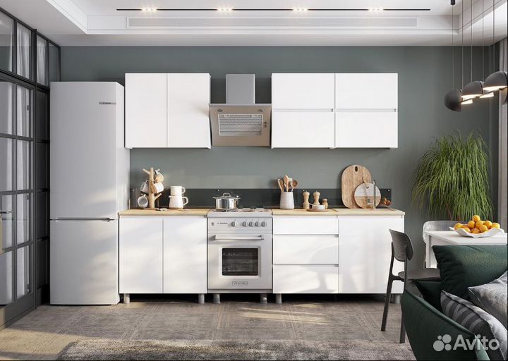 Готовый кухонный гарнитур 2м 