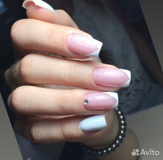 Маникюр + гель-лак (с укреплением )