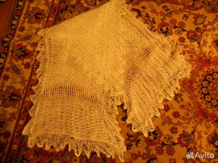 Пуховый шарф