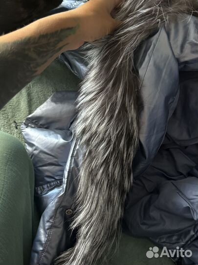 Пуховик С чернобуркой