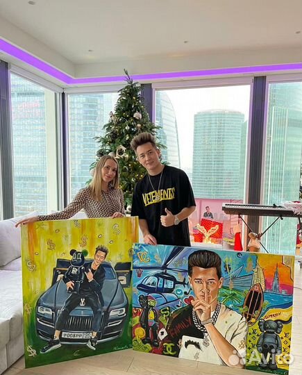 Картина, портреты по фото