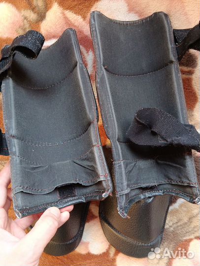 Спортивная защита. Накладки на голень и стопу